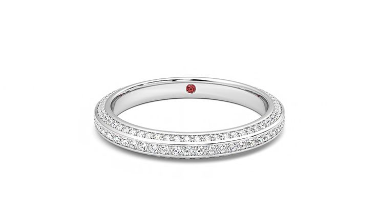 Taylor & Hart Gerber Wedding Ring 360 degree image 29
