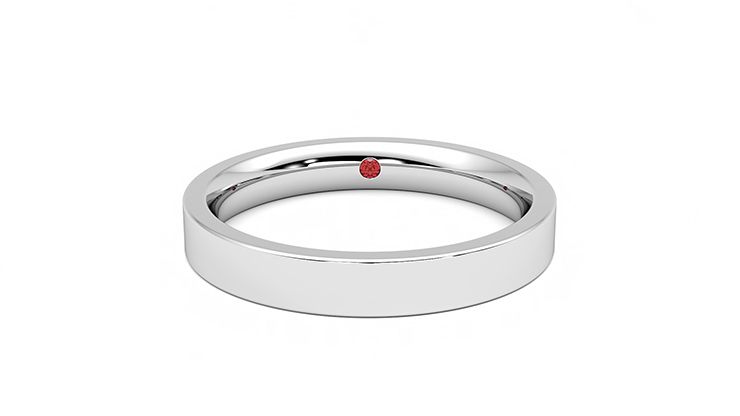 Taylor & Hart Hawthorn Wedding Ring 360 degree image 0