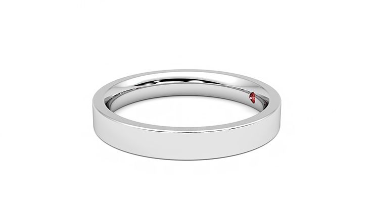Taylor & Hart Hawthorn Wedding Ring 360 degree image 22