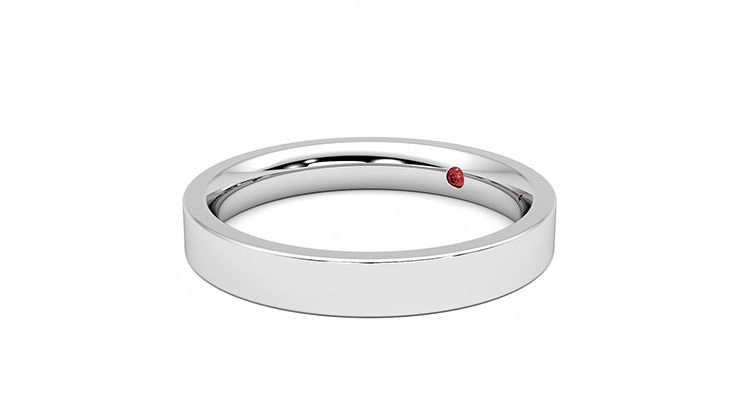 Taylor & Hart Hawthorn Wedding Ring 360 degree image 24
