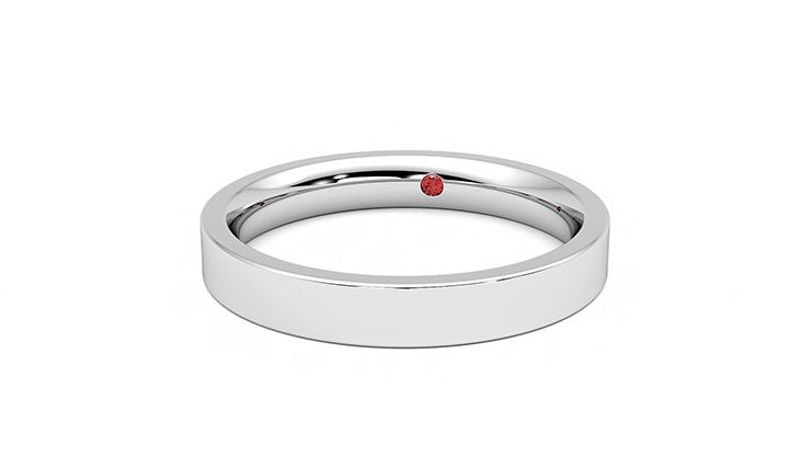Taylor & Hart Hawthorn Wedding Ring 360 degree image 27