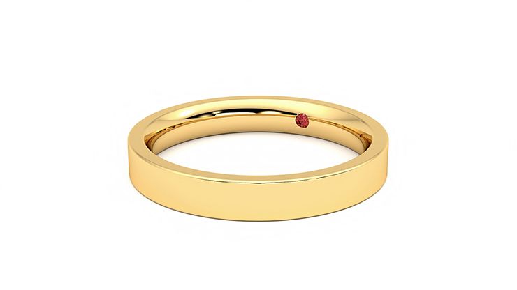 Taylor & Hart Hawthorn Wedding Ring 360 degree image 25