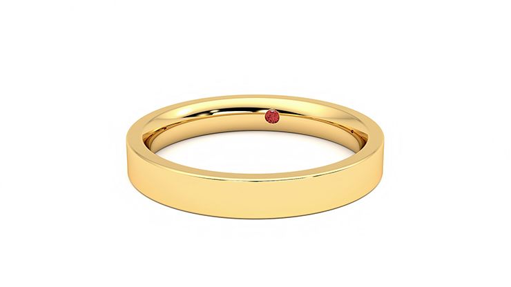 Taylor & Hart Hawthorn Wedding Ring 360 degree image 27