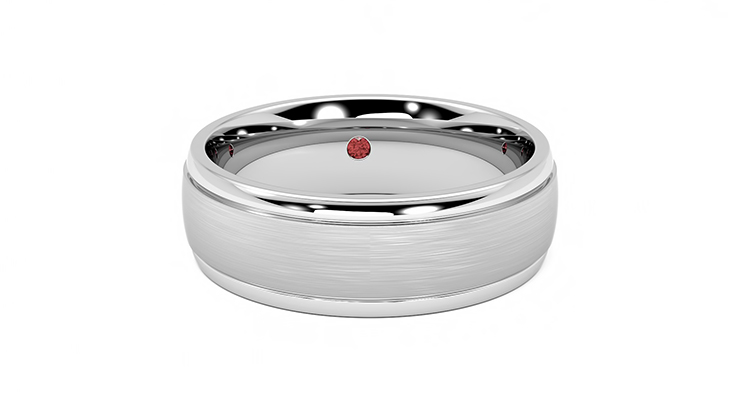 Taylor & Hart Heath Wedding Ring 360 degree image 1
