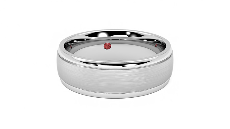 Taylor & Hart Heath Wedding Ring 360 degree image 2