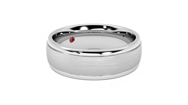 Taylor & Hart Heath Wedding Ring 360 degree image 5