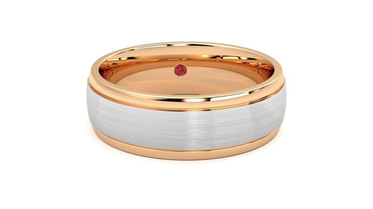 Taylor & Hart Heath Wedding Ring 360 degree image 2