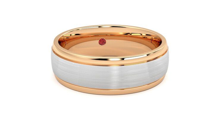 Taylor & Hart Heath Wedding Ring 360 degree image 3