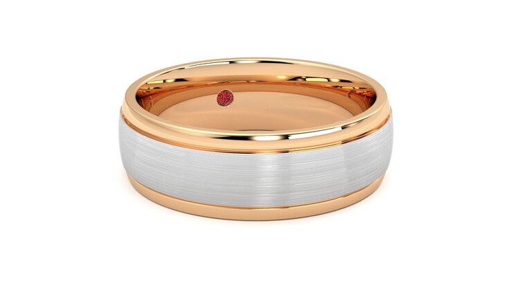 Taylor & Hart Heath Wedding Ring 360 degree image 4