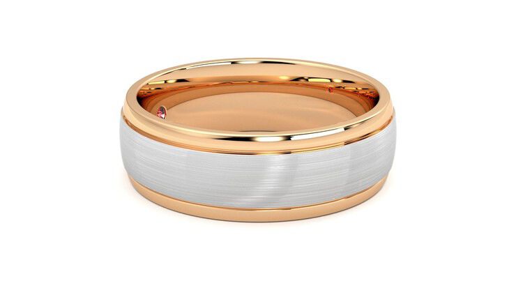 Taylor & Hart Heath Wedding Ring 360 degree image 8