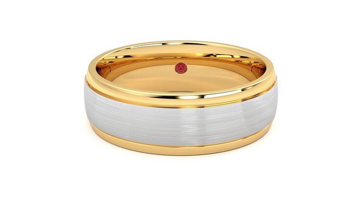 Taylor & Hart Heath Wedding Ring 360 degree image 0