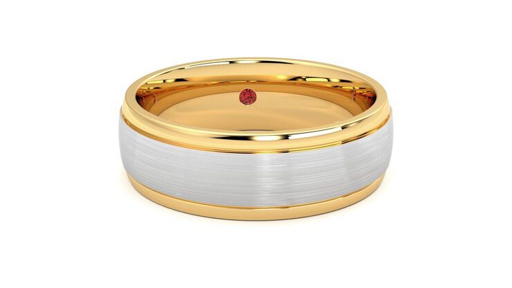 Taylor & Hart Heath Wedding Ring 360 degree image 2