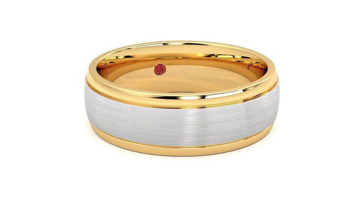 Taylor & Hart Heath Wedding Ring 360 degree image 4
