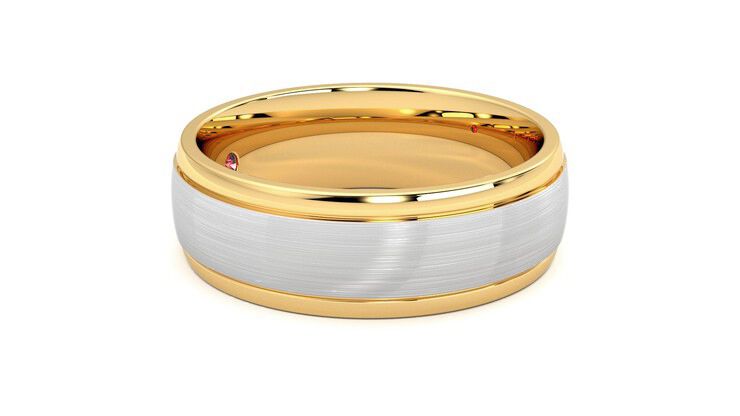 Taylor & Hart Heath Wedding Ring 360 degree image 8