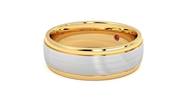 Taylor & Hart Heath Wedding Ring 360 degree image 24