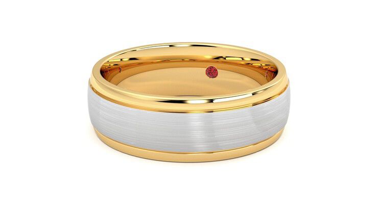Taylor & Hart Heath Wedding Ring 360 degree image 26