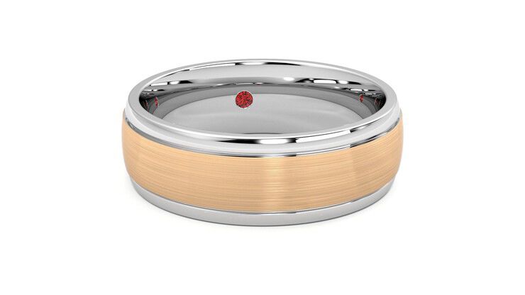 Taylor & Hart Heath Wedding Ring 360 degree image 3