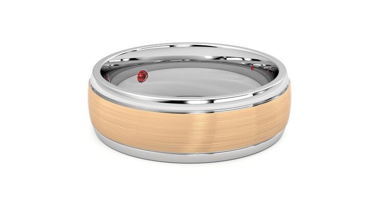 Taylor & Hart Heath Wedding Ring 360 degree image 6