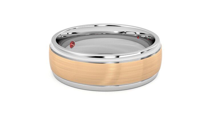 Taylor & Hart Heath Wedding Ring 360 degree image 7