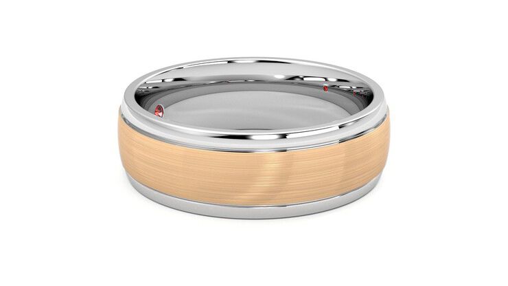 Taylor & Hart Heath Wedding Ring 360 degree image 8