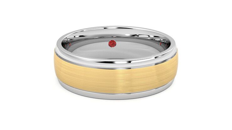 Taylor & Hart Heath Wedding Ring 360 degree image 2