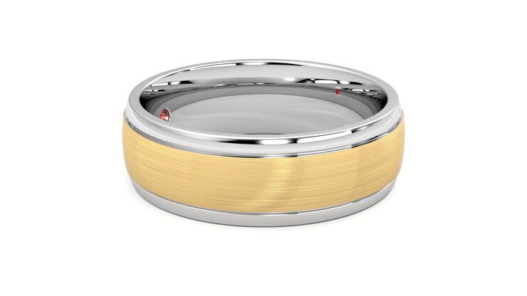 Taylor & Hart Heath Wedding Ring 360 degree image 8