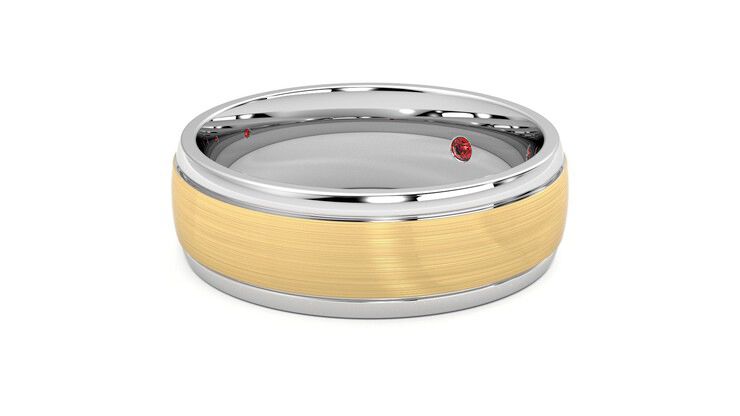 Taylor & Hart Heath Wedding Ring 360 degree image 24