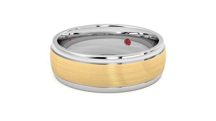 Taylor & Hart Heath Wedding Ring 360 degree image 25