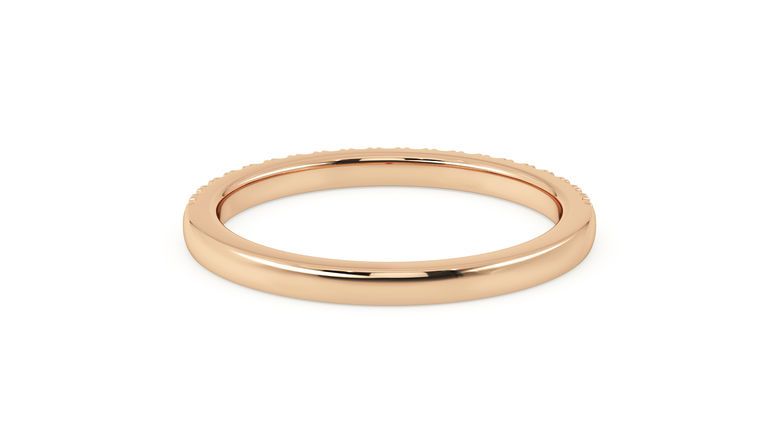 Taylor & Hart Hibiscus Wedding Ring 360 degree image 15