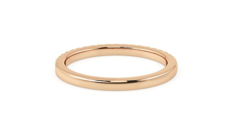 Taylor & Hart Hibiscus Wedding Ring 360 degree image 16