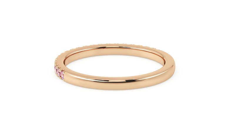 Taylor & Hart Hibiscus Wedding Ring 360 degree image 18