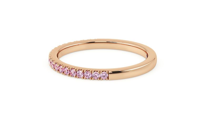 Taylor & Hart Hibiscus Wedding Ring 360 degree image 23