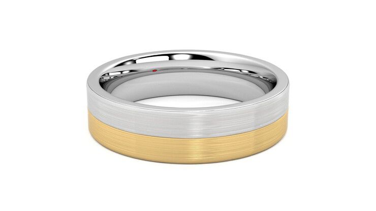 Taylor & Hart Hickory Wedding Ring 360 degree image 19