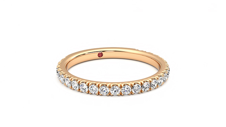 Taylor & Hart Hyacinth Wedding Ring 360 degree image 4