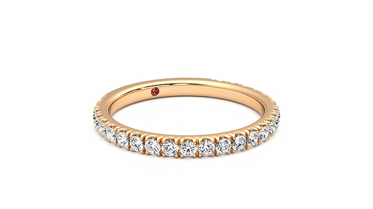 Taylor & Hart Hyacinth Wedding Ring 360 degree image 5