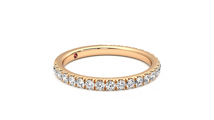 Taylor & Hart Hyacinth Wedding Ring 360 degree image 7