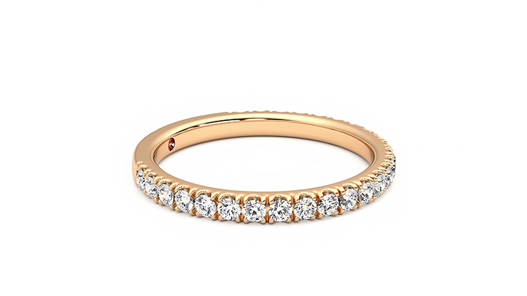 Taylor & Hart Hyacinth Wedding Ring 360 degree image 8