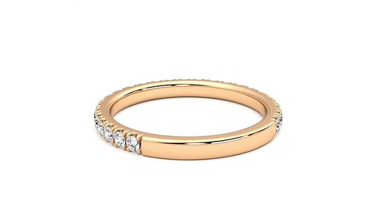 Taylor & Hart Hyacinth Wedding Ring 360 degree image 16