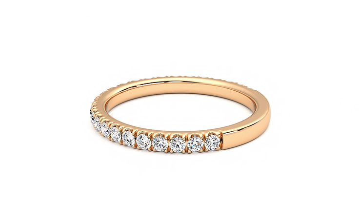Taylor & Hart Hyacinth Wedding Ring 360 degree image 19