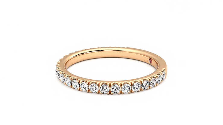 Taylor & Hart Hyacinth Wedding Ring 360 degree image 22