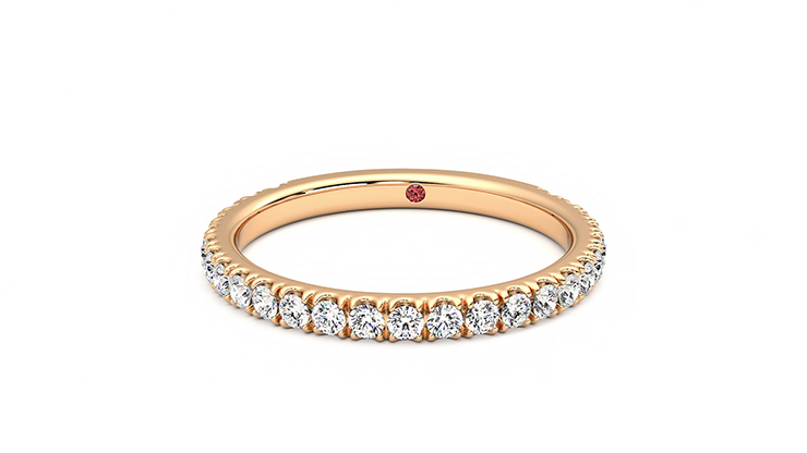 Taylor & Hart Hyacinth Wedding Ring 360 degree image 28