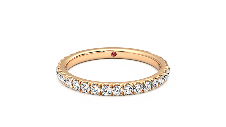 Taylor & Hart Hyacinth Wedding Ring 360 degree image 29