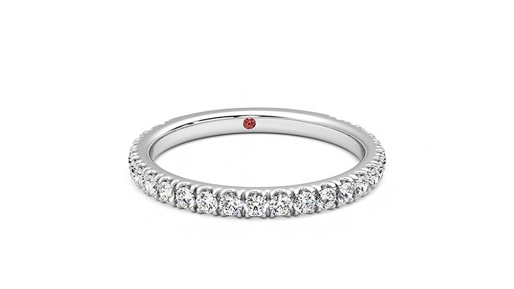 Taylor & Hart Hyacinth Wedding Ring 360 degree image 2