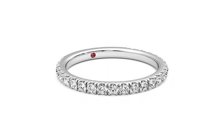 Taylor & Hart Hyacinth Wedding Ring 360 degree image 5