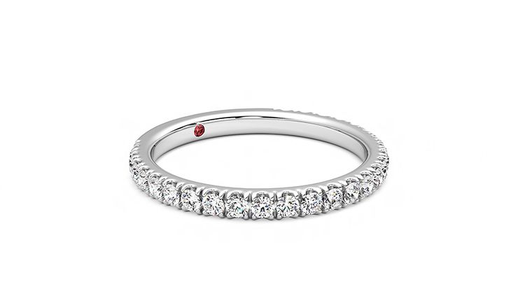 Taylor & Hart Hyacinth Wedding Ring 360 degree image 6