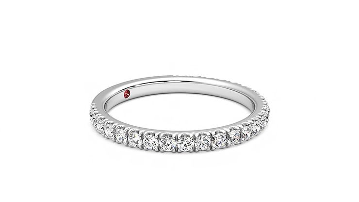 Taylor & Hart Hyacinth Wedding Ring 360 degree image 7