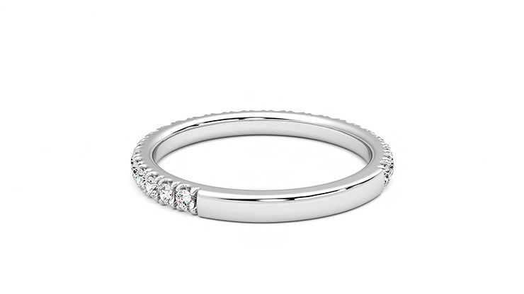Taylor & Hart Hyacinth Wedding Ring 360 degree image 16