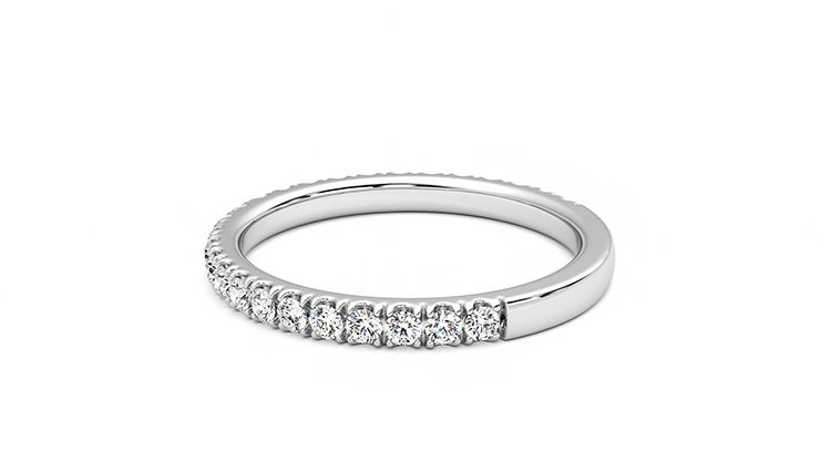Taylor & Hart Hyacinth Wedding Ring 360 degree image 19