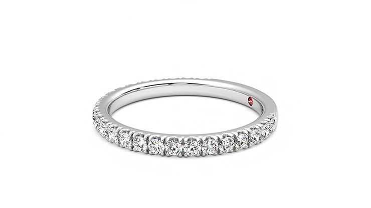 Taylor & Hart Hyacinth Wedding Ring 360 degree image 22