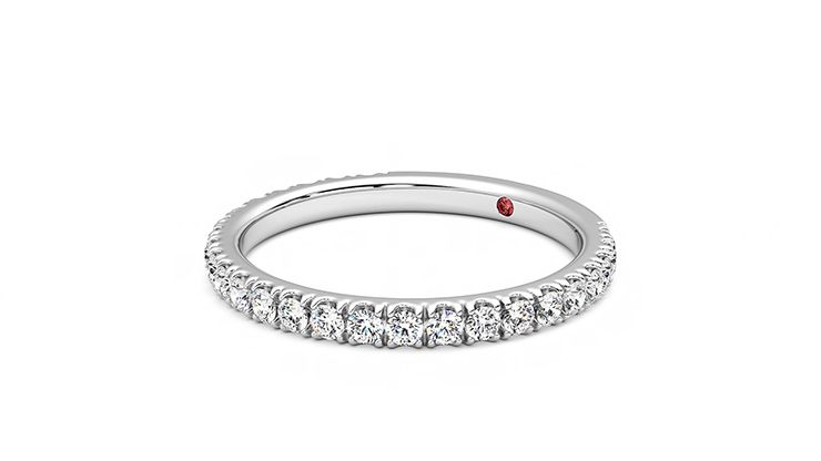 Taylor & Hart Hyacinth Wedding Ring 360 degree image 24